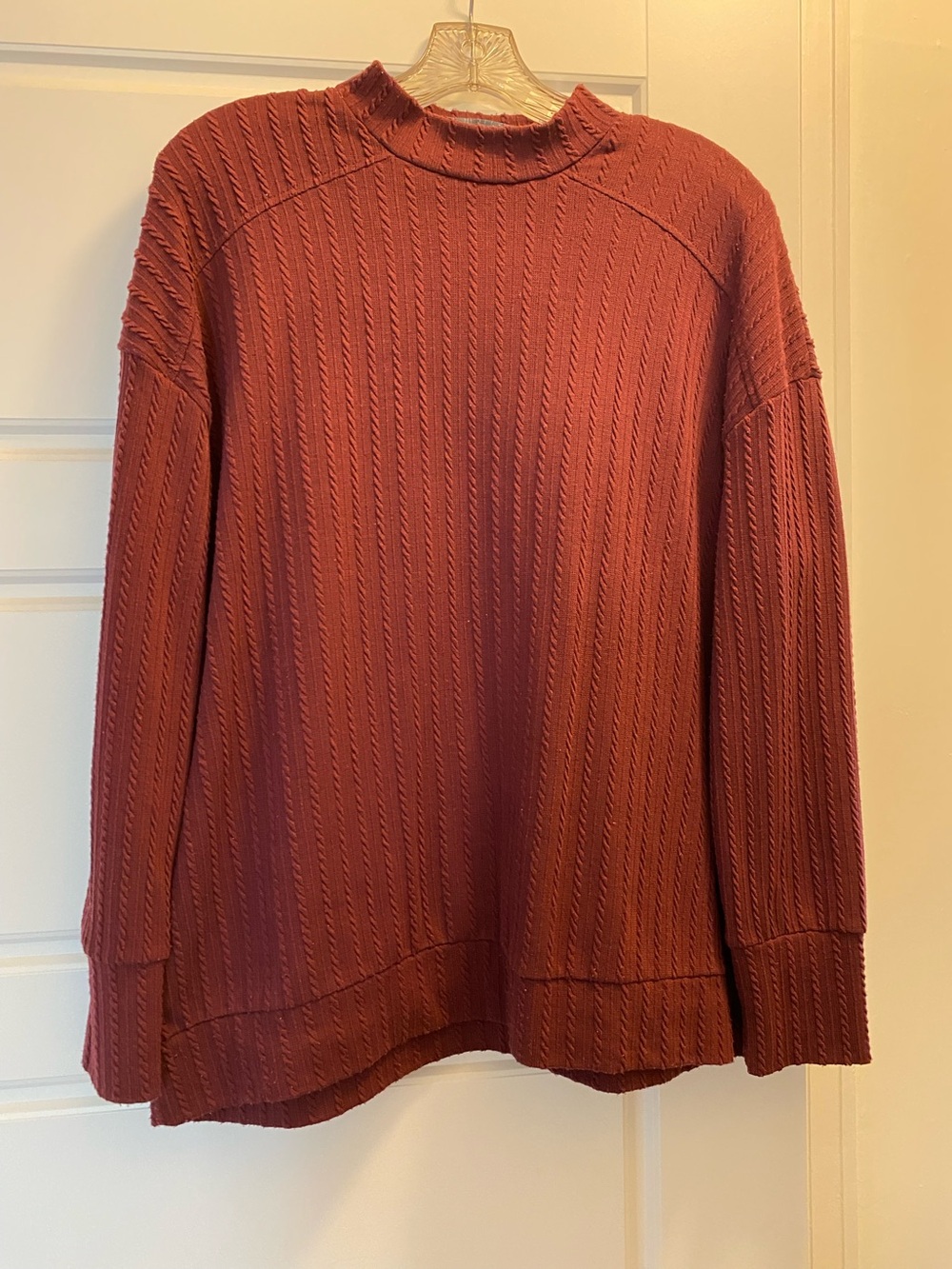 Lane Bryant mock neck top, size 10/12